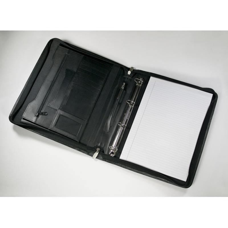 Image of Malvern A4 Zipped Ring Binder Folder