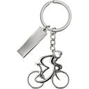 Image of Nickel plated keychain.