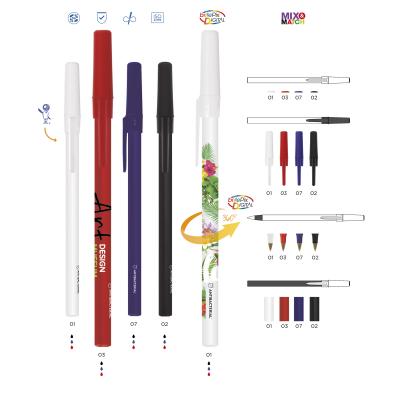 Image of BIC® Round Stic® BGUARD™ Ballpen Screen Printing